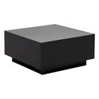 Table basse LED avec plateau en verre trempé dépoli