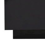 Table basse LED avec plateau en verre trempé dépoli