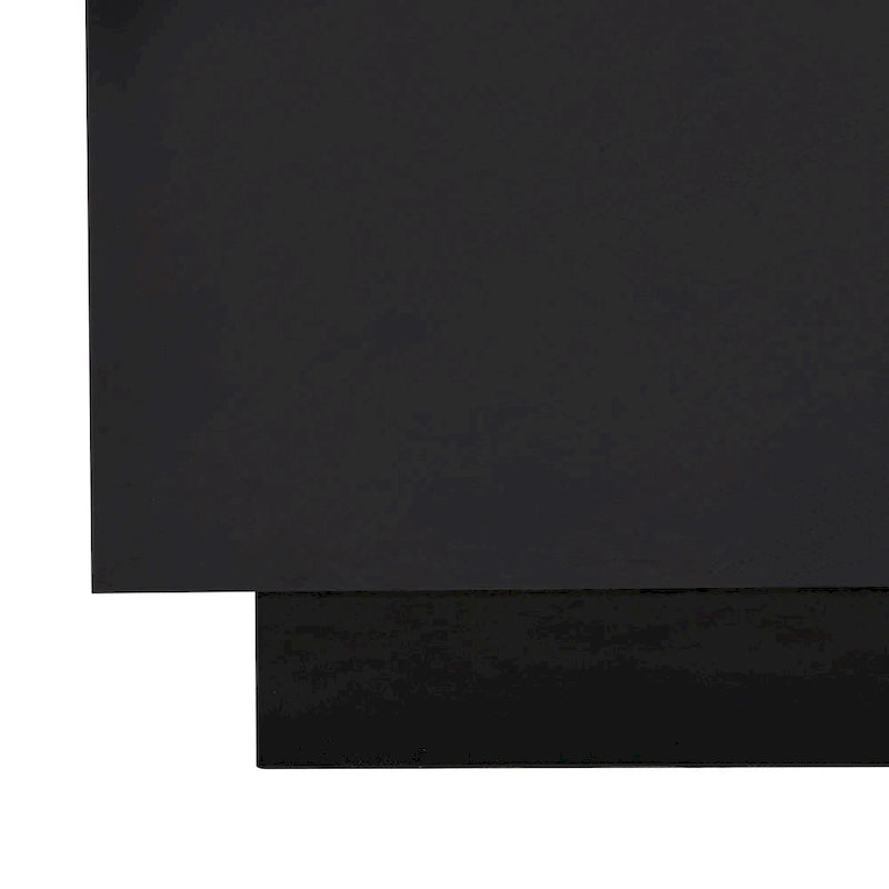 Table basse LED avec plateau en verre trempé dépoli
