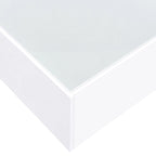 Table basse LED avec plateau en verre trempé dépoli