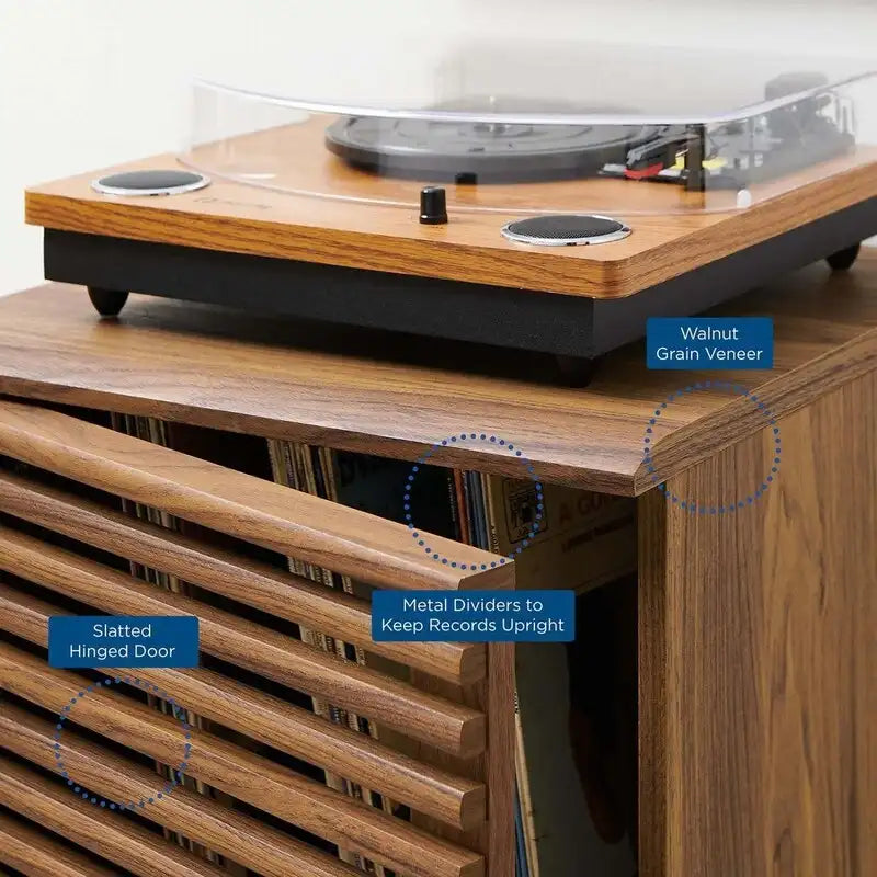 Support de présentation pour disques vinyles – 18,5L x 17,5l x 22H
