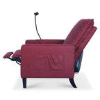 Canapé inclinable réglable avec porte-gobelet et pochette de rangement