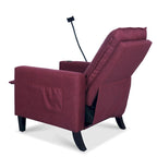 Canapé inclinable réglable avec porte-gobelet et pochette de rangement