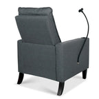 Canapé inclinable réglable avec porte-gobelet et pochette de rangement