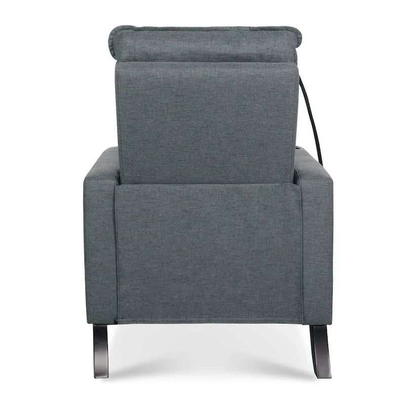 Canapé inclinable réglable avec porte-gobelet et pochette de rangement