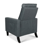 Canapé inclinable réglable avec porte-gobelet et pochette de rangement