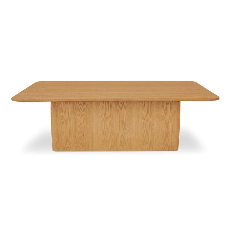 NADAAL STUDIOS Octavian, Rectangular Coffee Table With Round Corners - 55W x36D x17H