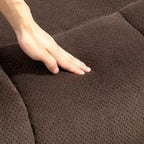 Fauteuil inclinable releveur électrique avec massage et chauffage, fauteuil inclinable en tissu avec télécommande