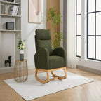 Fauteuil à bascule en tissu
