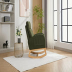 Fauteuil à bascule en tissu