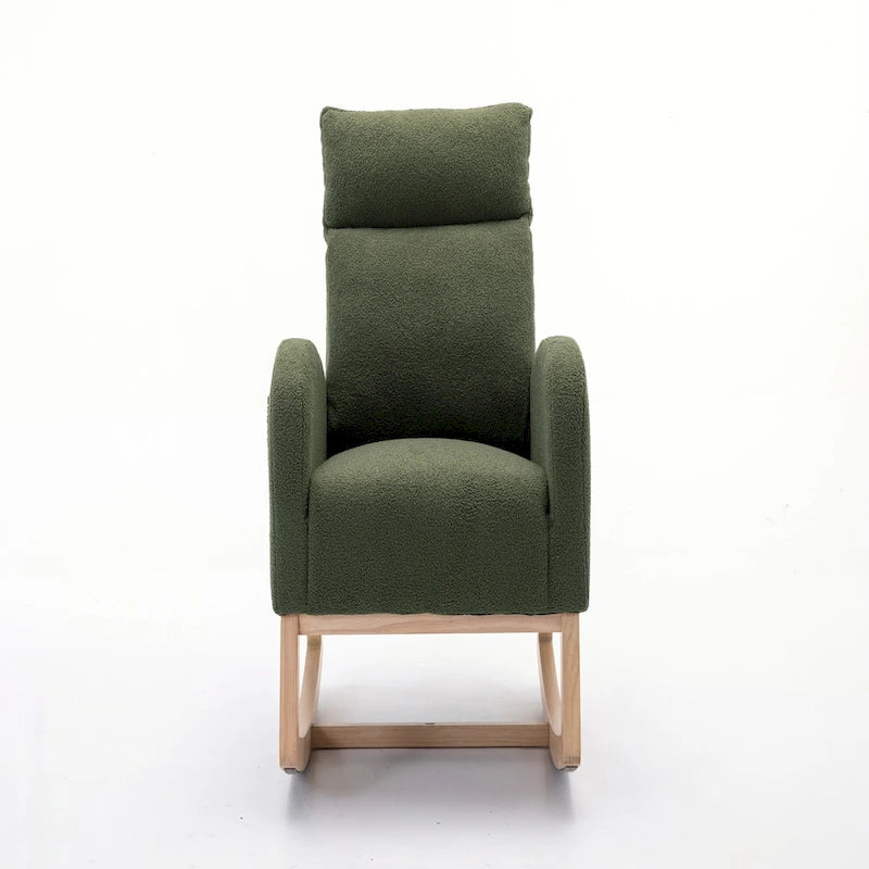 Fauteuil à bascule en tissu