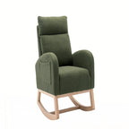 Fauteuil à bascule en tissu