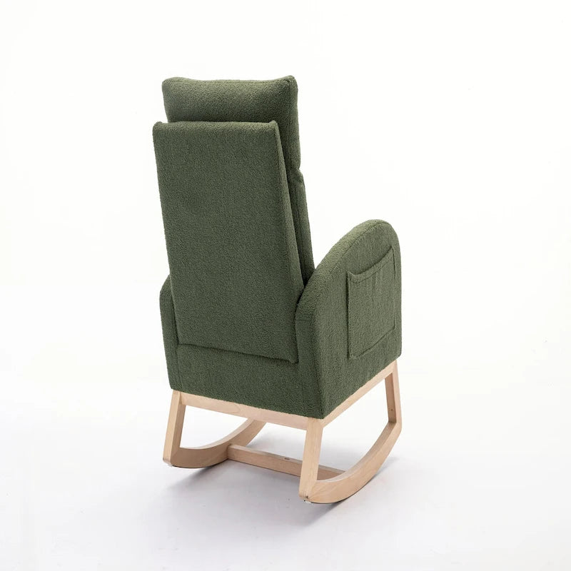 Fauteuil à bascule en tissu