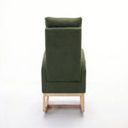 Fauteuil à bascule en tissu