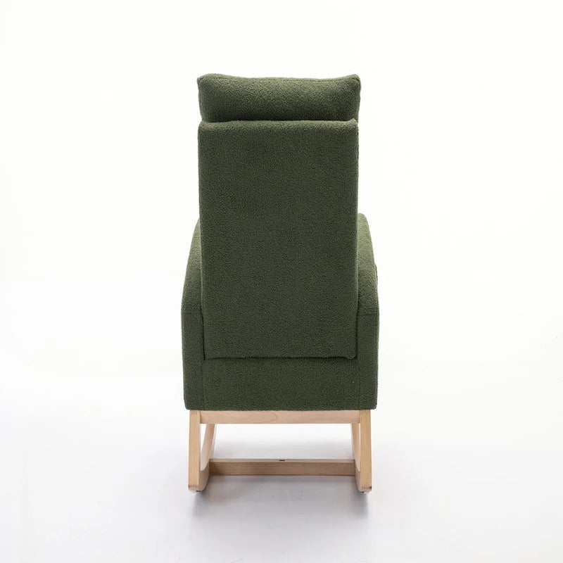 Fauteuil à bascule en tissu