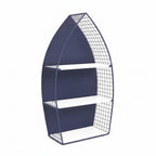 30.25 Blue Unique Caler Rowboat Large Wall Shelf
