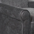 Fauteuil inclinable traditionnel en microfibre