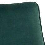 Fauteuil d'appoint dossier incurvé – Tissu d'ameublement avec pieds en noyer biseautés