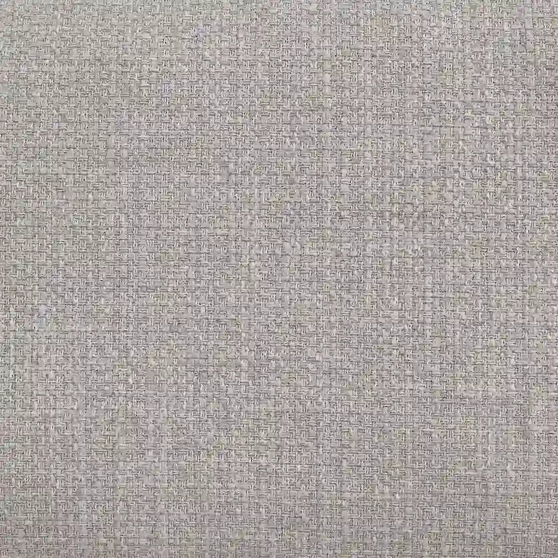 Console de rangement contemporaine gris clair en tissu de 43 pouces
