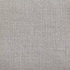 Console de rangement contemporaine gris clair en tissu de 43 pouces