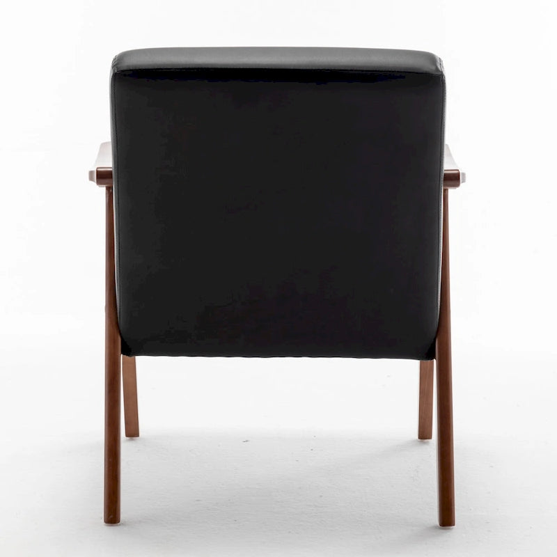 Fauteuil d'appoint en similicuir de 26,37 po de large