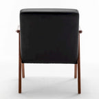 Fauteuil d'appoint en similicuir de 26,37 po de large
