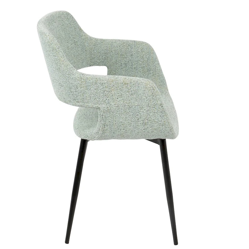 Chaise de salle à manger moderne du milieu du siècle, lot de 2
