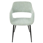 Chaise de salle à manger moderne du milieu du siècle, lot de 2