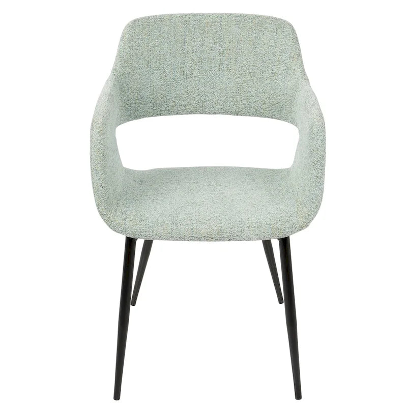 Chaise de salle à manger moderne du milieu du siècle, lot de 2