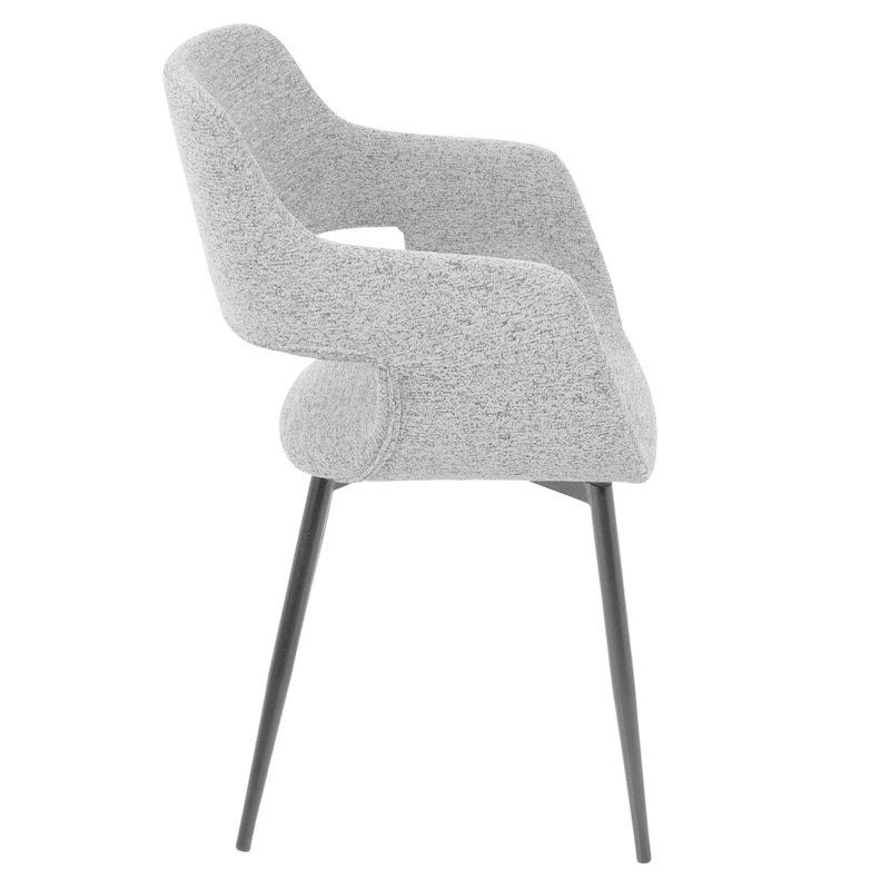 Chaise de salle à manger moderne du milieu du siècle, lot de 2