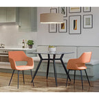 Chaise de salle à manger moderne du milieu du siècle, lot de 2