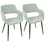 Chaise de salle à manger moderne du milieu du siècle, lot de 2