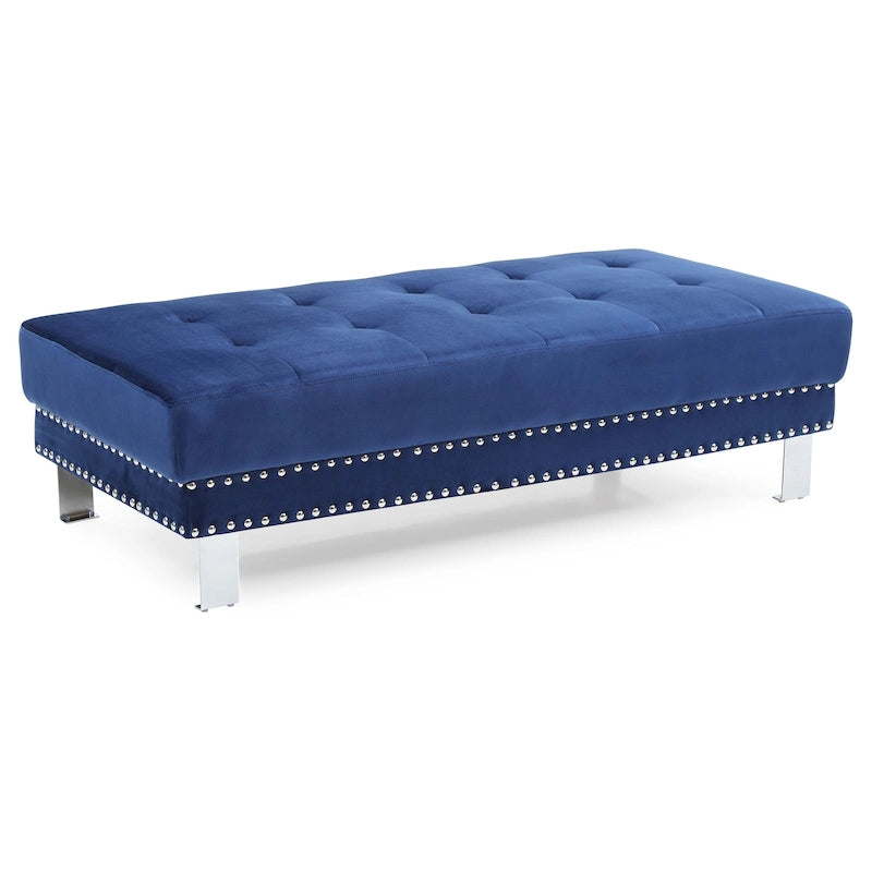 Pouf surdimensionné en velours