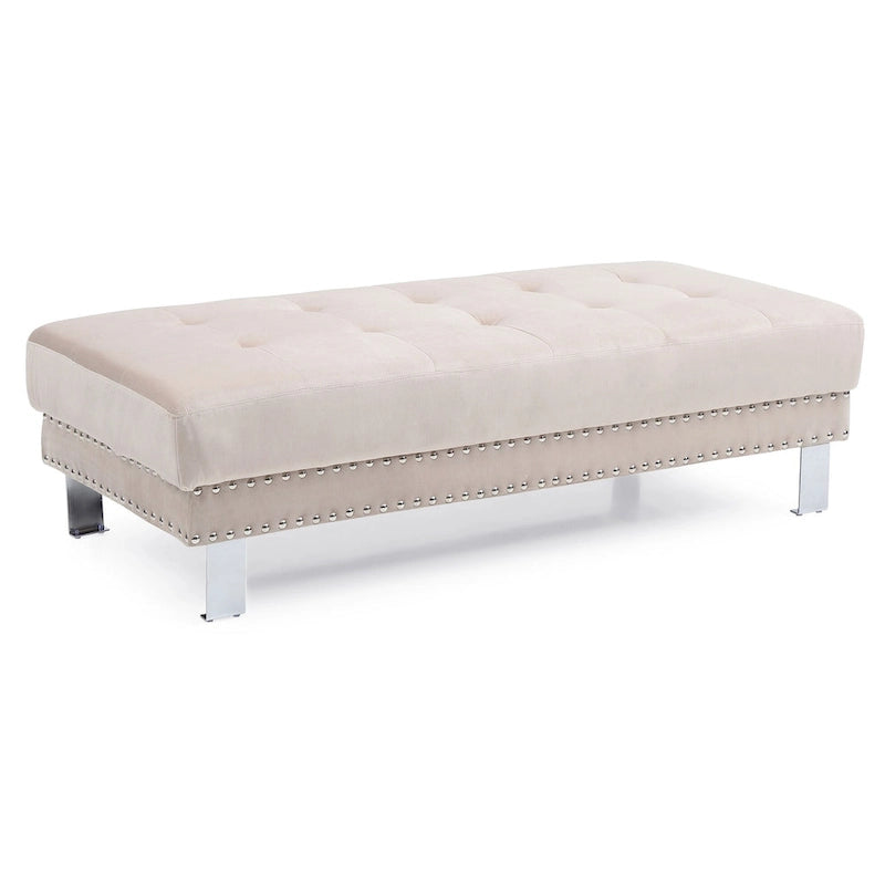 Pouf surdimensionné en velours