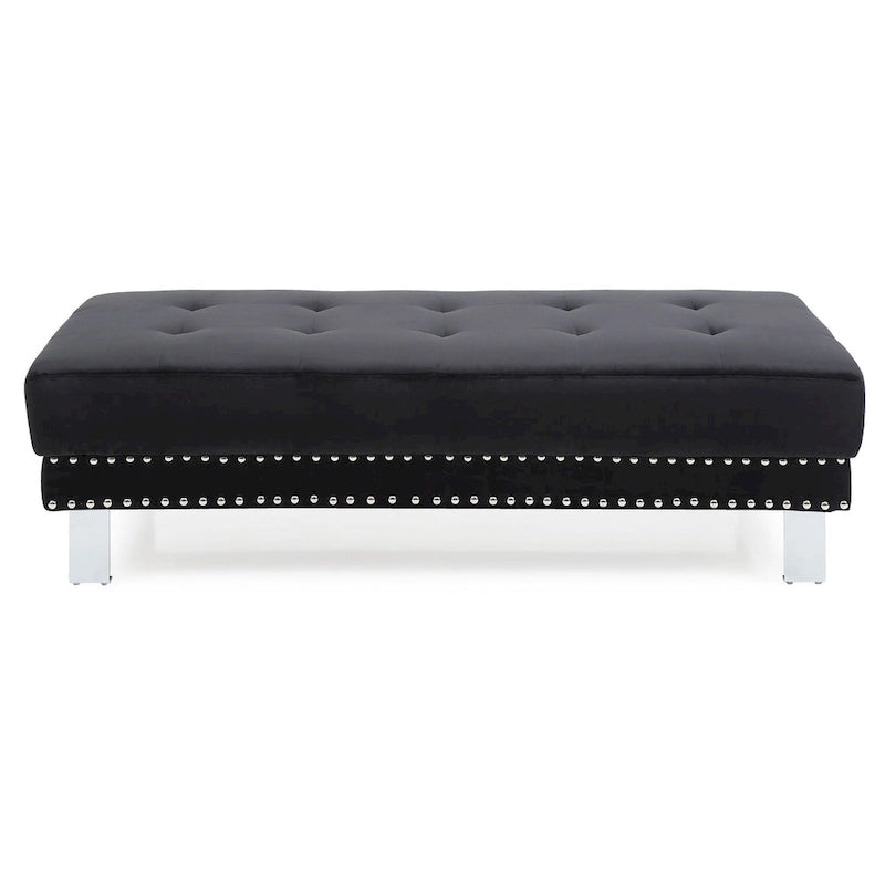 Pouf surdimensionné en velours
