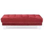 Pouf surdimensionné en velours