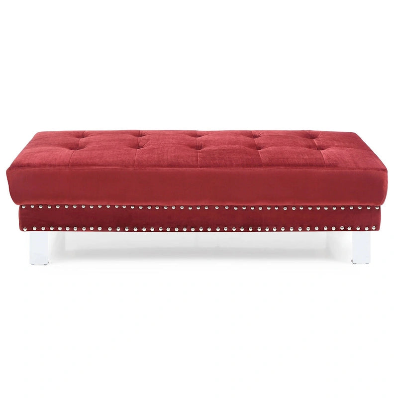 Pouf surdimensionné en velours