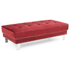Pouf surdimensionné en velours