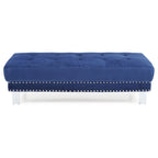 Pouf surdimensionné en velours