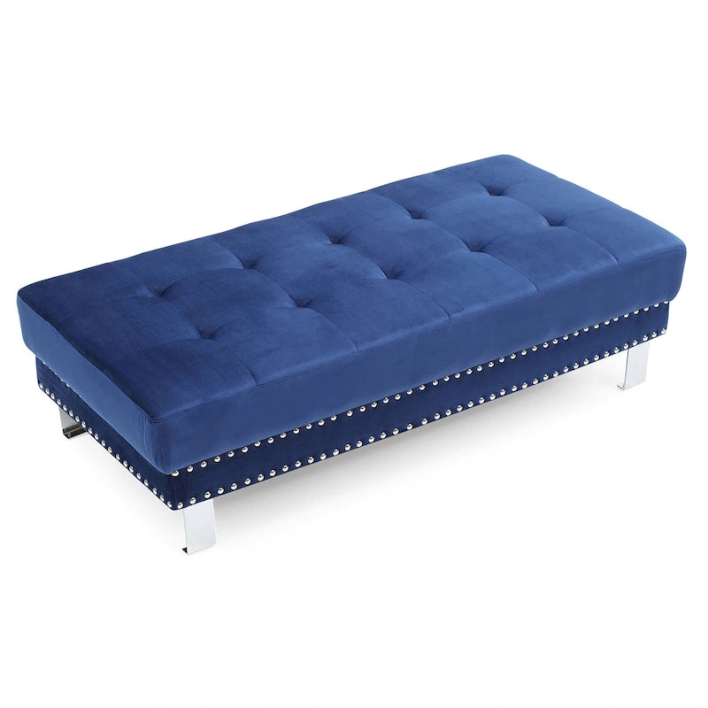 Pouf surdimensionné en velours