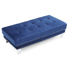 Pouf surdimensionné en velours