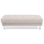 Pouf surdimensionné en velours