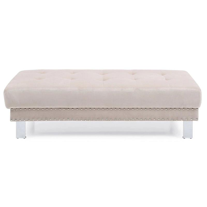Pouf surdimensionné en velours