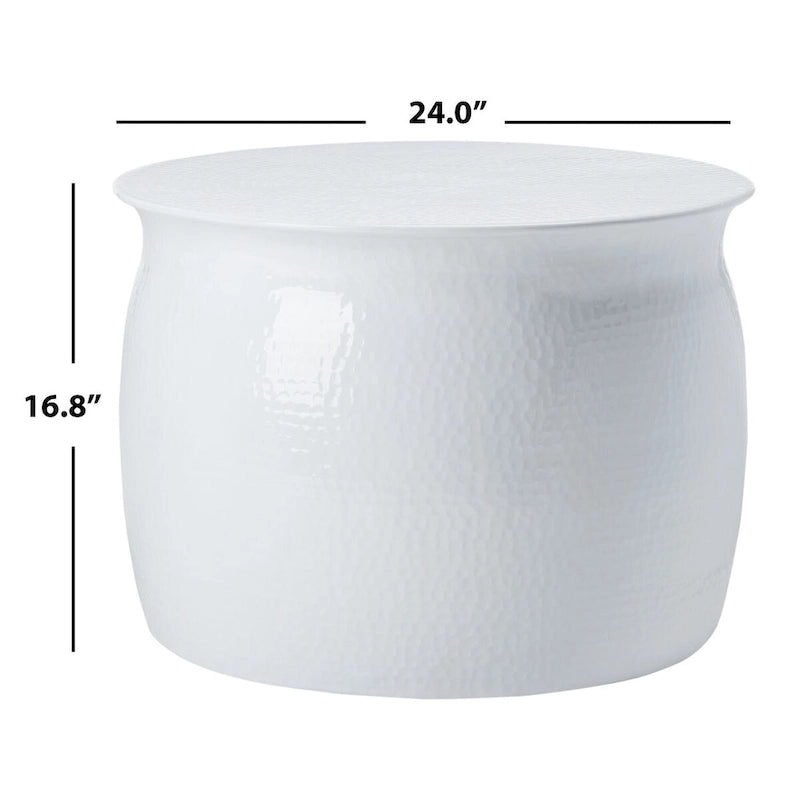 Tabouret de table en métal - 24"L x 24"P x 17"H