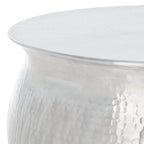 Tabouret de table en métal - 24"L x 24"P x 17"H