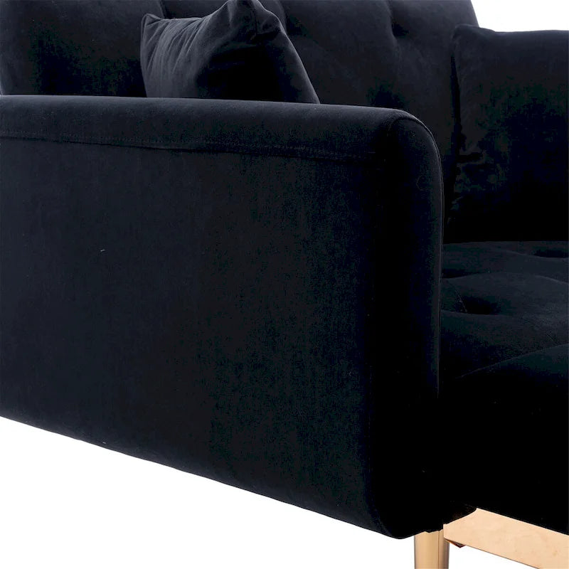 Fauteuil crapaud avec rembourrage en mousse et revêtement en velours