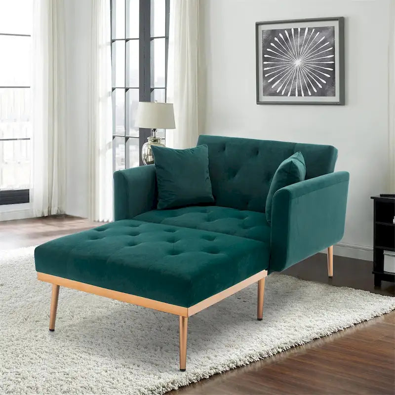 Fauteuil crapaud avec rembourrage en mousse et revêtement en velours
