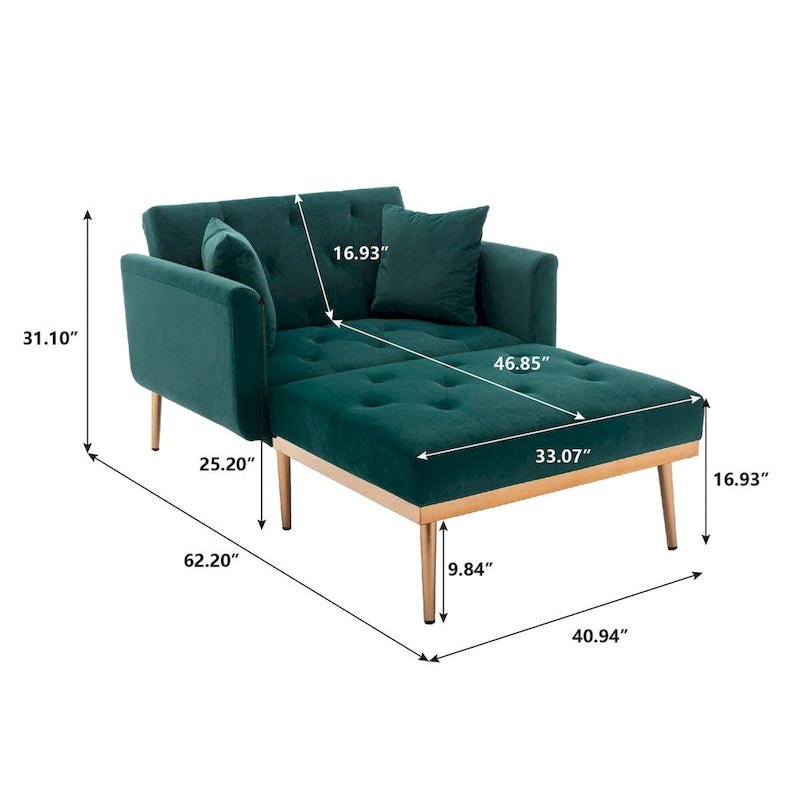 Fauteuil crapaud avec rembourrage en mousse et revêtement en velours
