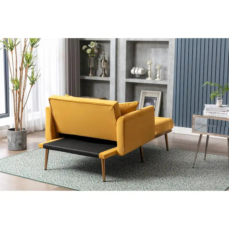 Fauteuil crapaud avec rembourrage en mousse et revêtement en velours