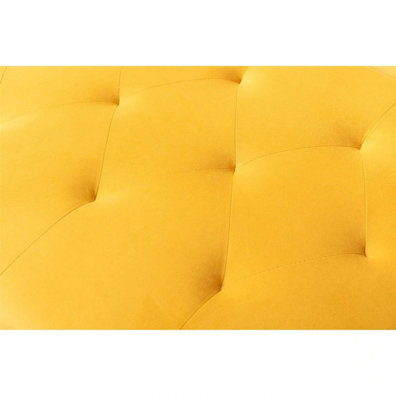 Fauteuil crapaud avec rembourrage en mousse et revêtement en velours